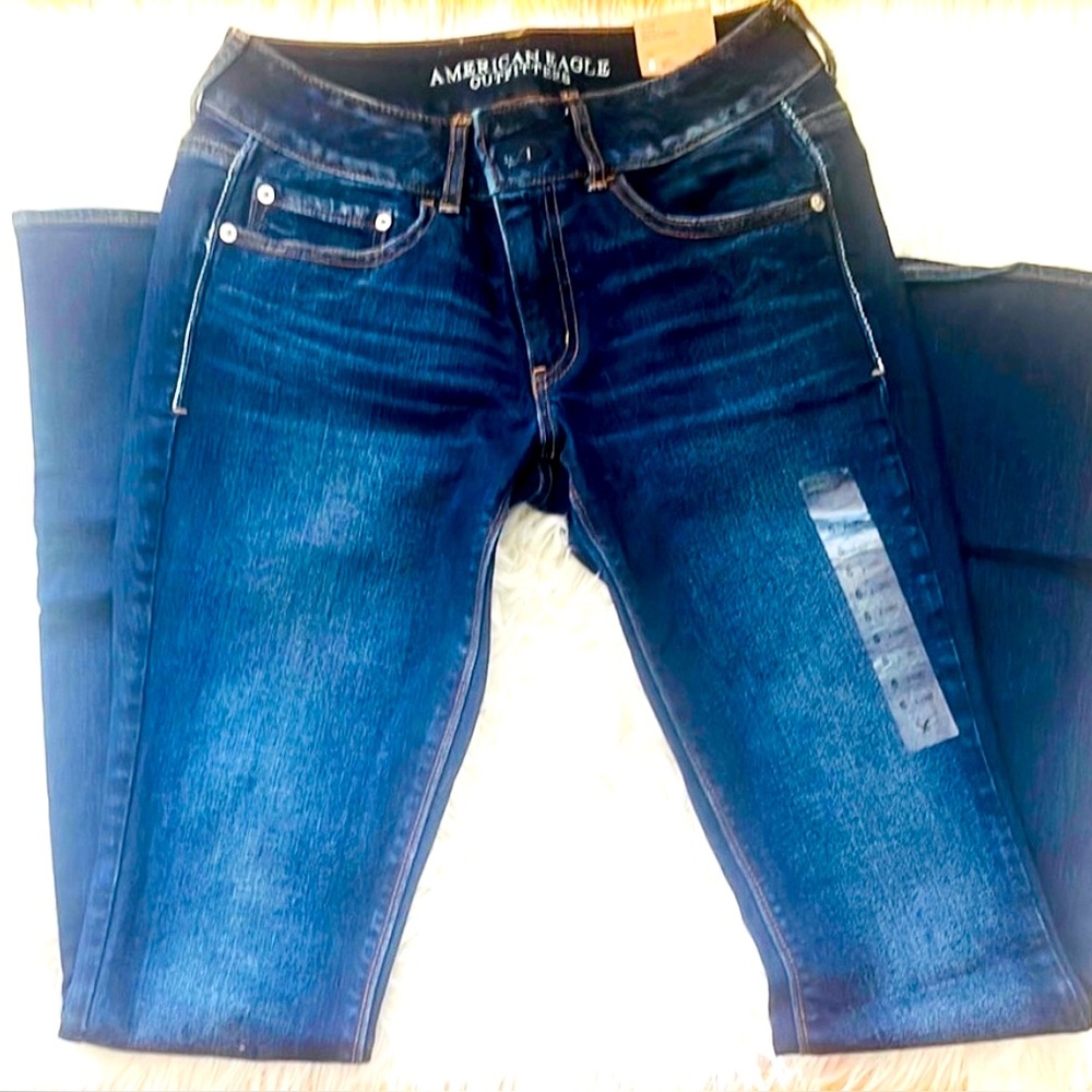 American Eagle Outfitters Blue Boot Cut Jeans Classic Style